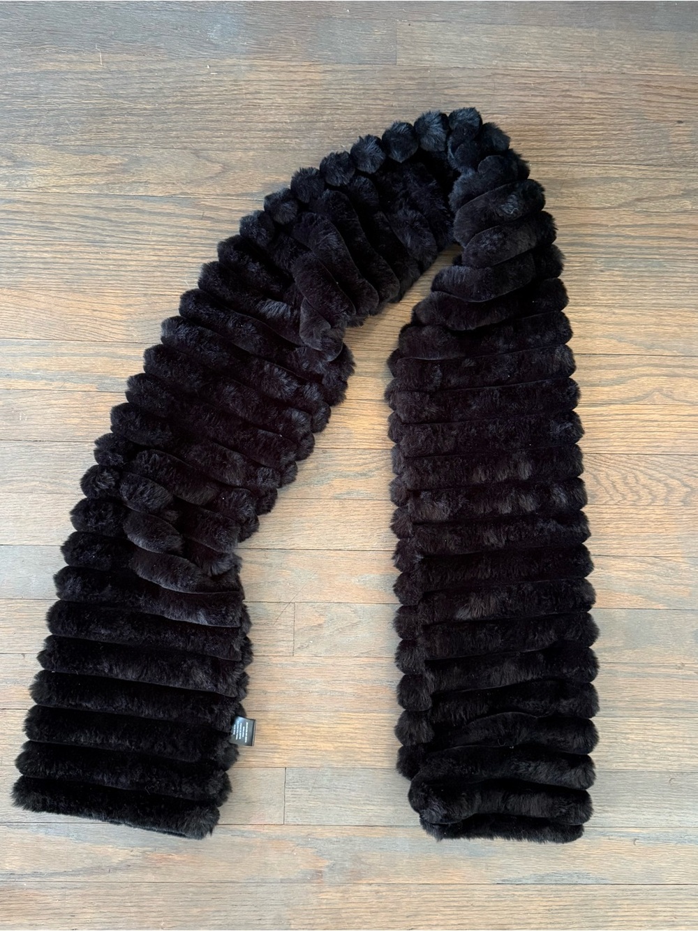 Marcus Adler Black Faux Fur Scarf - Stylish Women’s Accessory